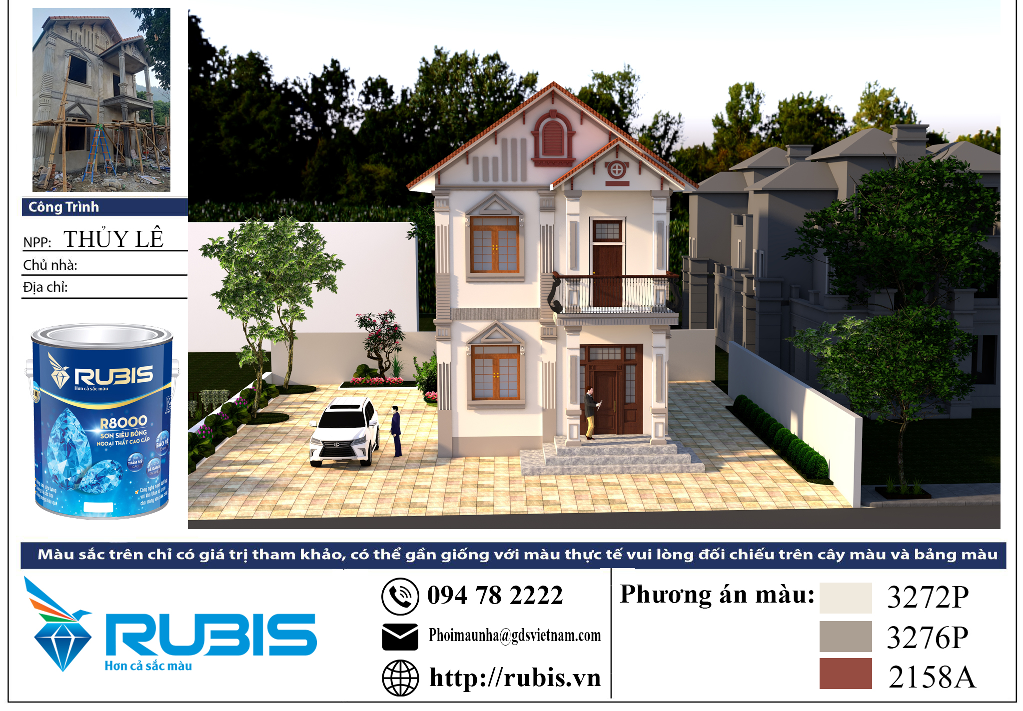 Phối màu 3d miễn phí