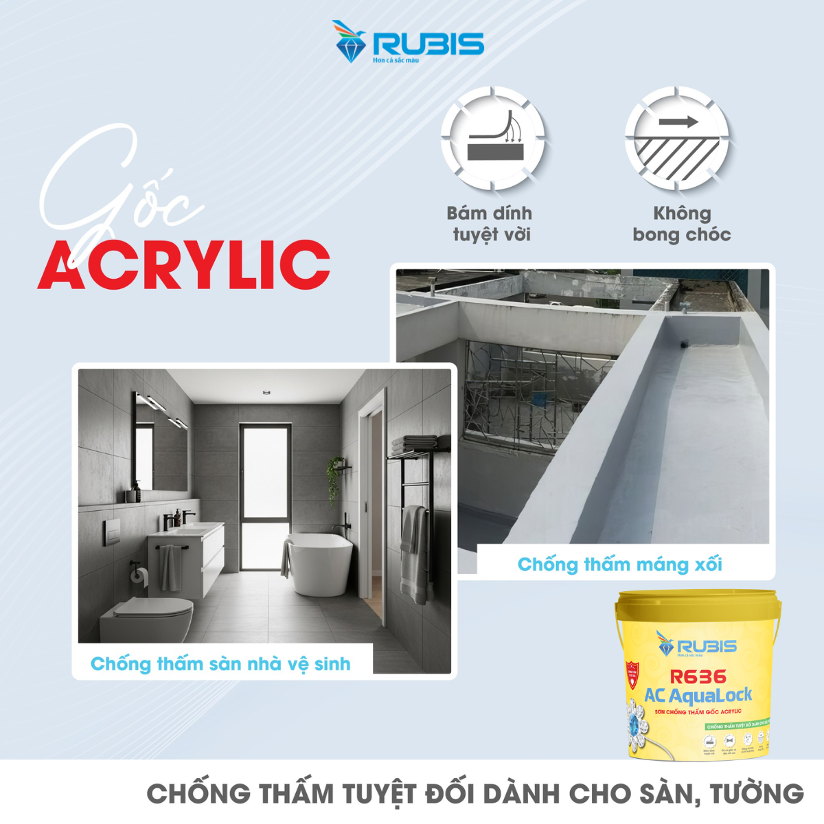 sơn chống thấm thông dụng
