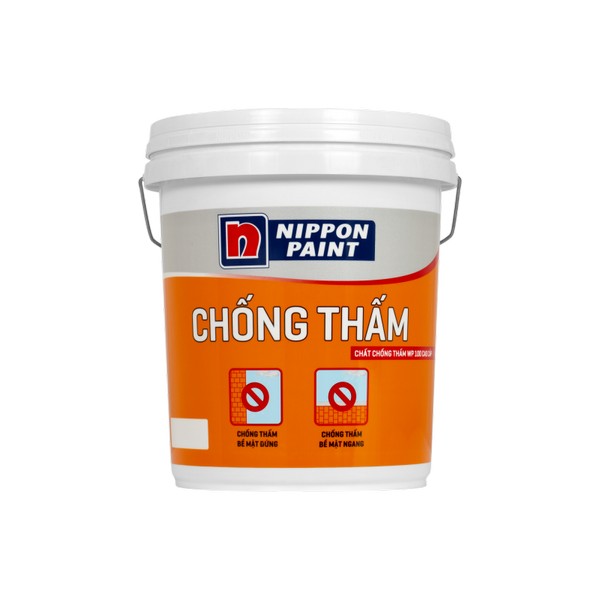 Hình ảnh thùng sơn chống thấm Nippon Paint WP 200 dùng cho các hạng mục chống thấm tường và bê tông.
