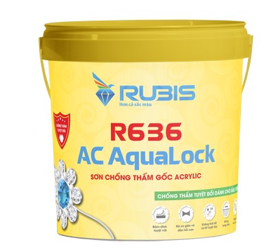 Hình ảnh sản phẩm sơn chống thấm gốc Acrylic Rubis R636 AC AquaLock.